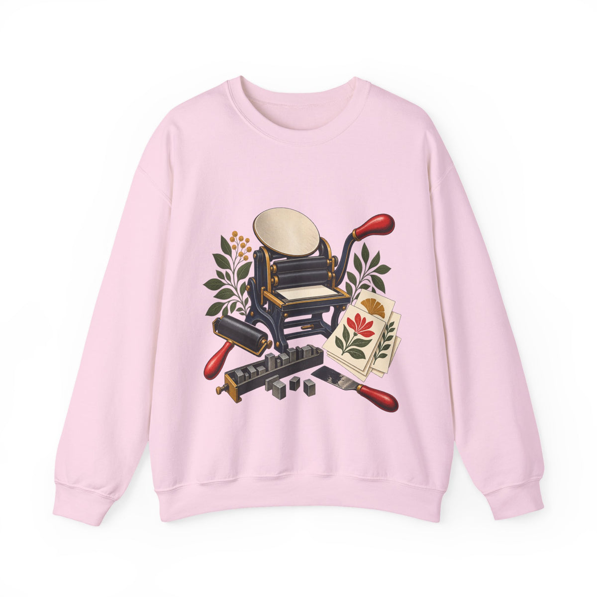 Botanical Letterpress Printshop Sweatshirt