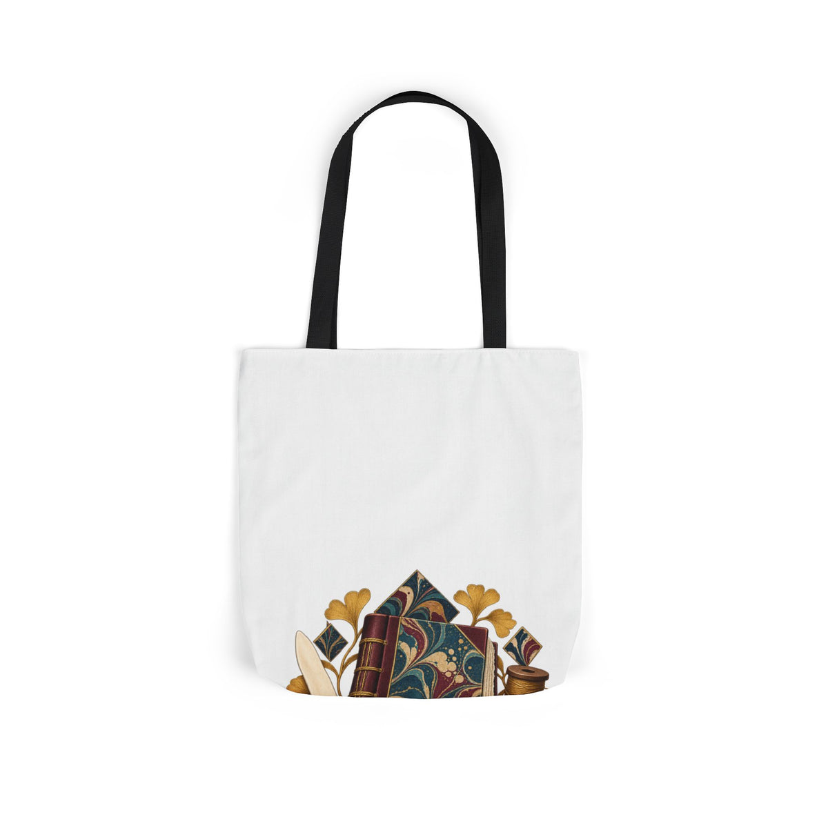 Traditional Marbled Bookbinding Workshop Tote Bag