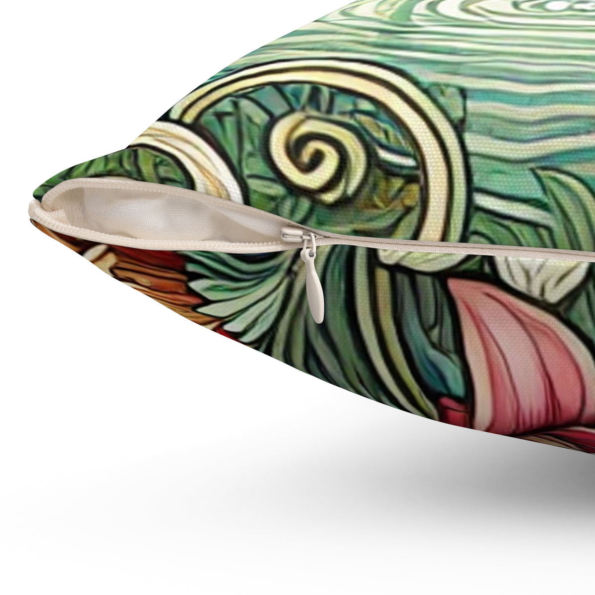 Botanical Gazebo Garden Art Nouveau Decorative Pillow