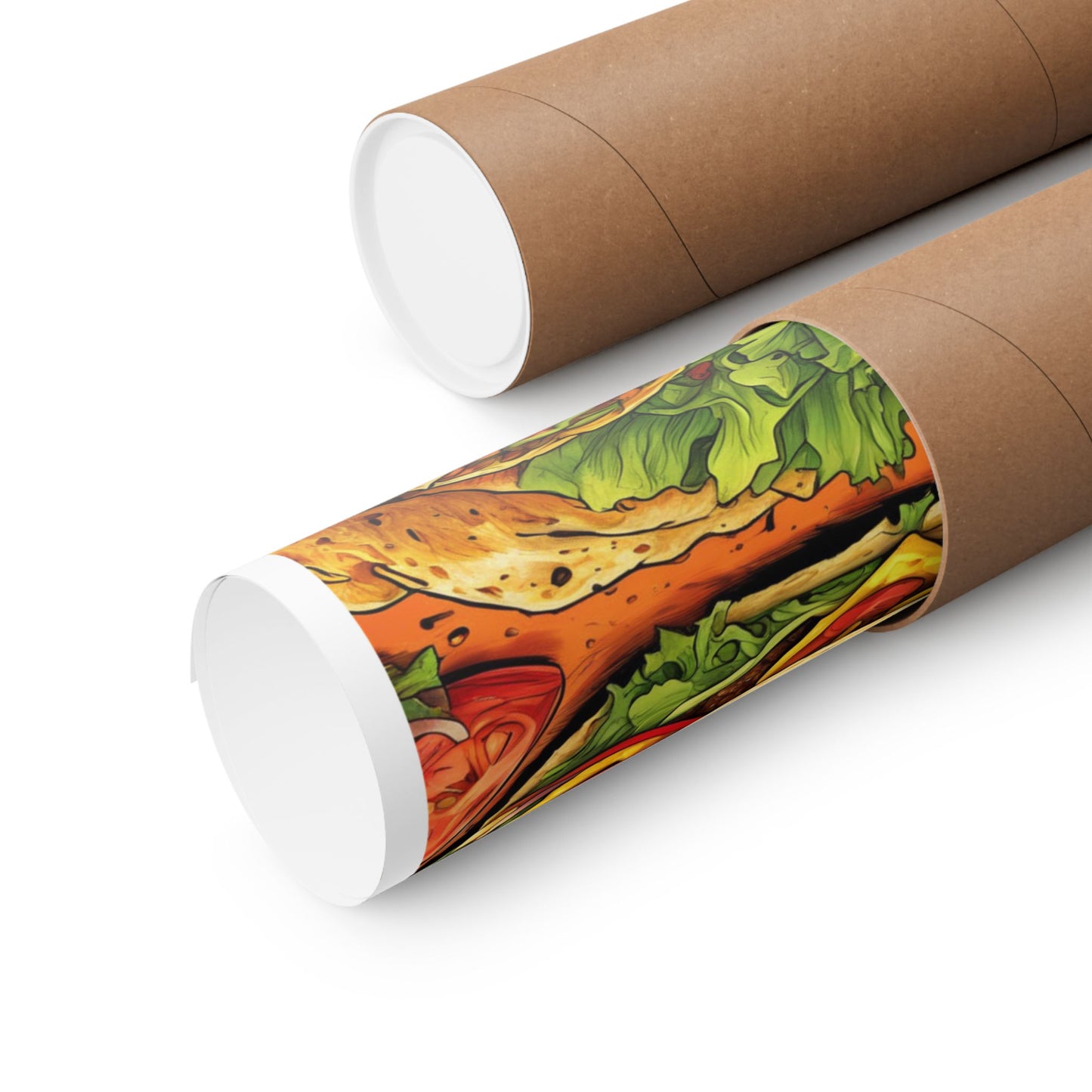 Stacked Taco Fiesta Foodie Gift Art Poster