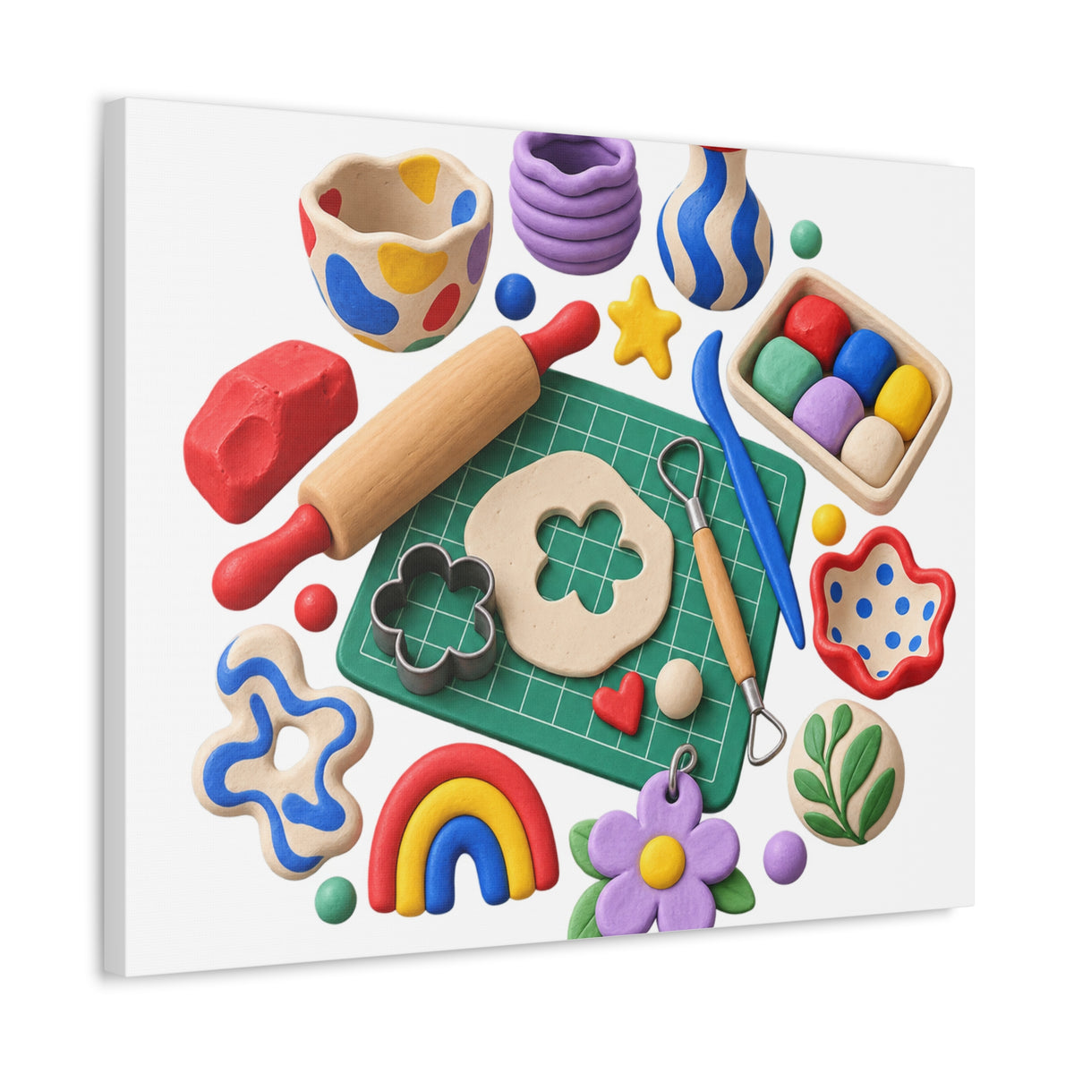 Miniature Clay Sculpting Workshop Canvas