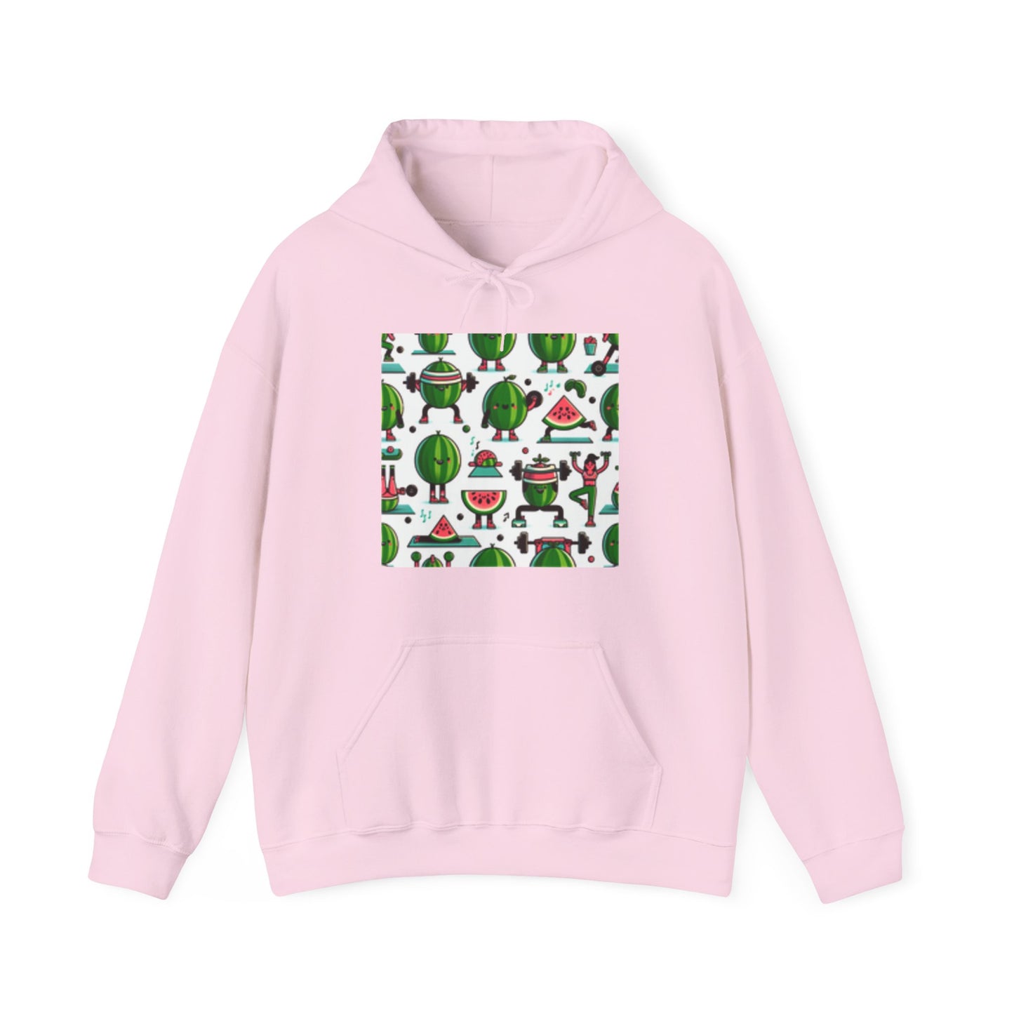 Watermelon Workout Club Cute Food Fitness Graphic Hoodie