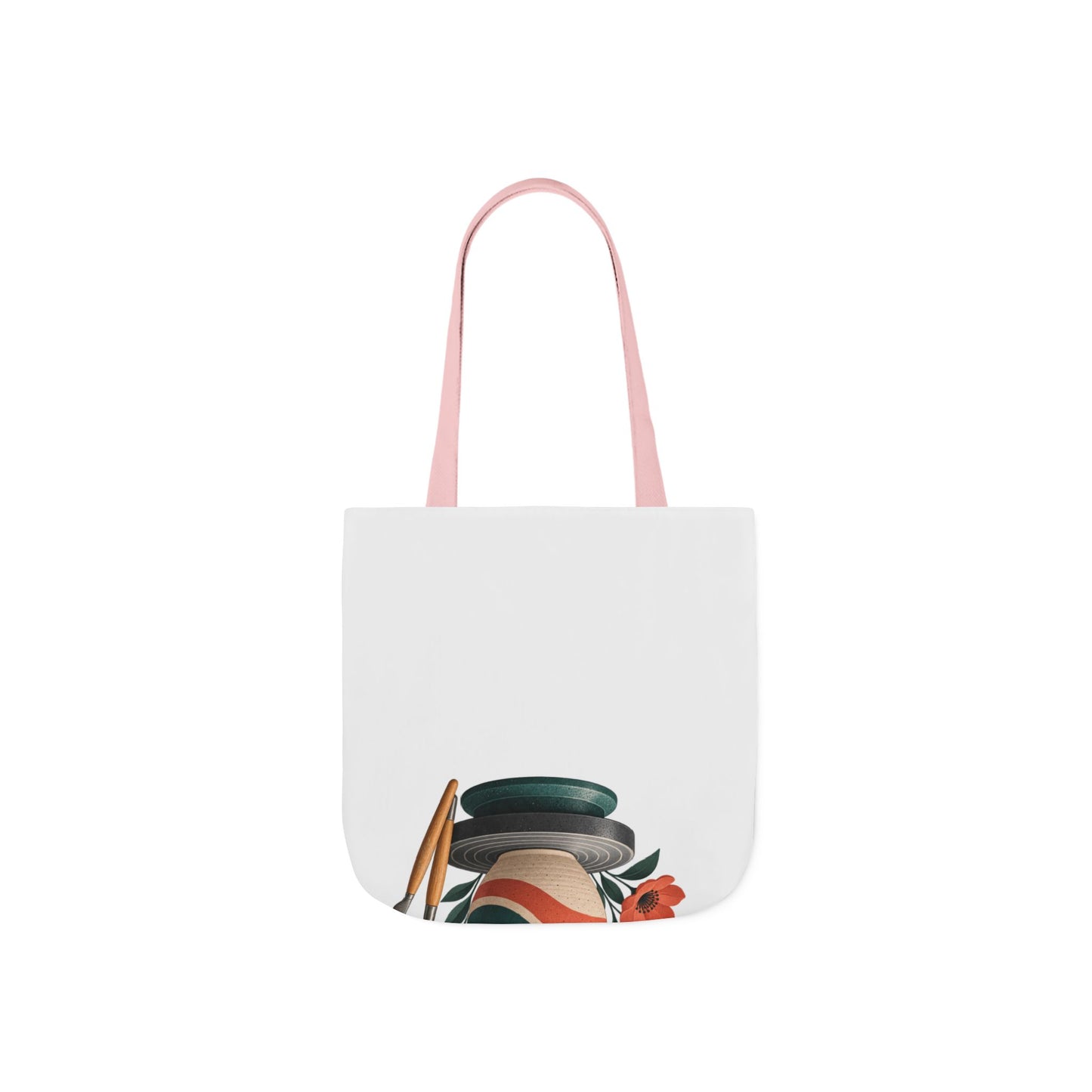 Midcentury Pottery Botanical Art Tote Bag