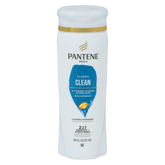 Pantene Classic Clean 2 In 1 Shampoo + Conditioner 12 Fl Oz