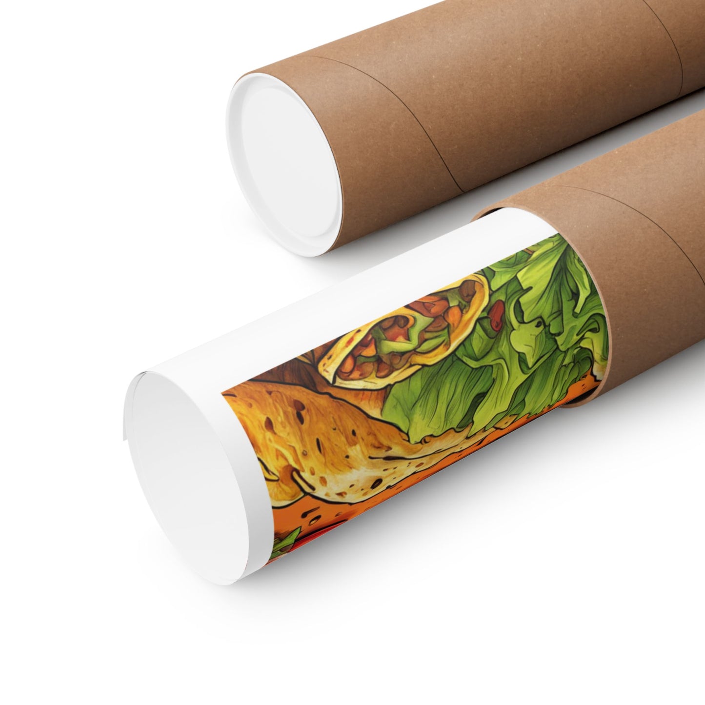Stacked Taco Fiesta Foodie Gift Art Poster