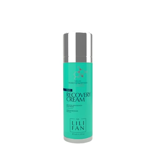 Dr Lili Fan Probiotic Recovery Cream: Vegan Probiotic, Anti-Aging Face Cream for Skin Renewal. Boosts Skin's Collagen and Targets Wrinkles. Prevents Acne. Standard Size - 1.7 fl oz.