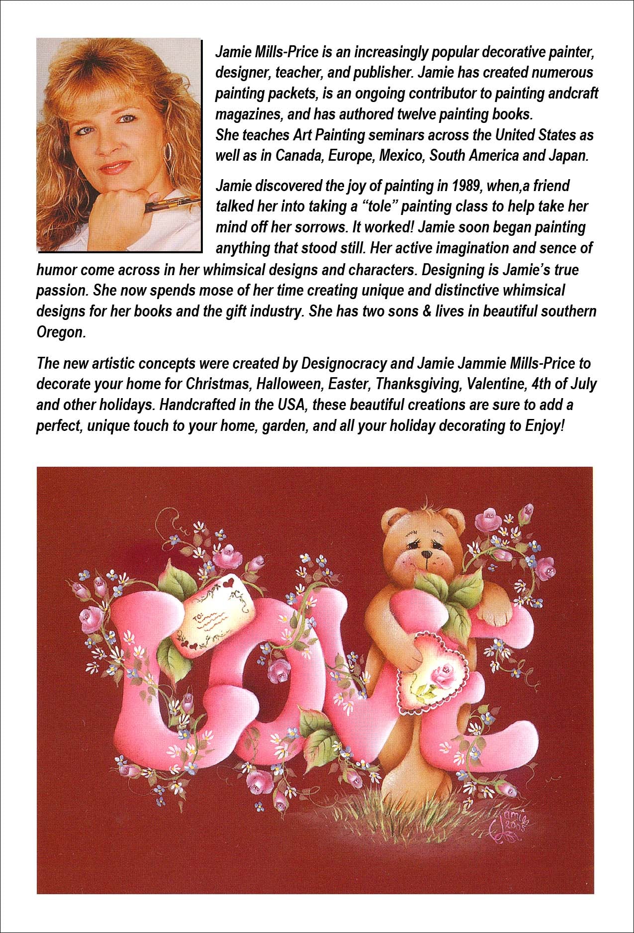 Spring Bunny Wooden Ornaments Easter by Jamie Mills-Price - Easter Spring Decor - 8457604