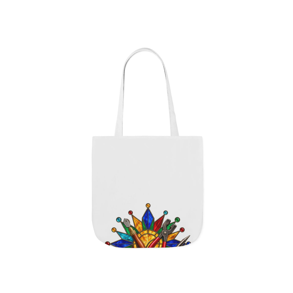 Stained Glass Workshop Tools Tote Bag
