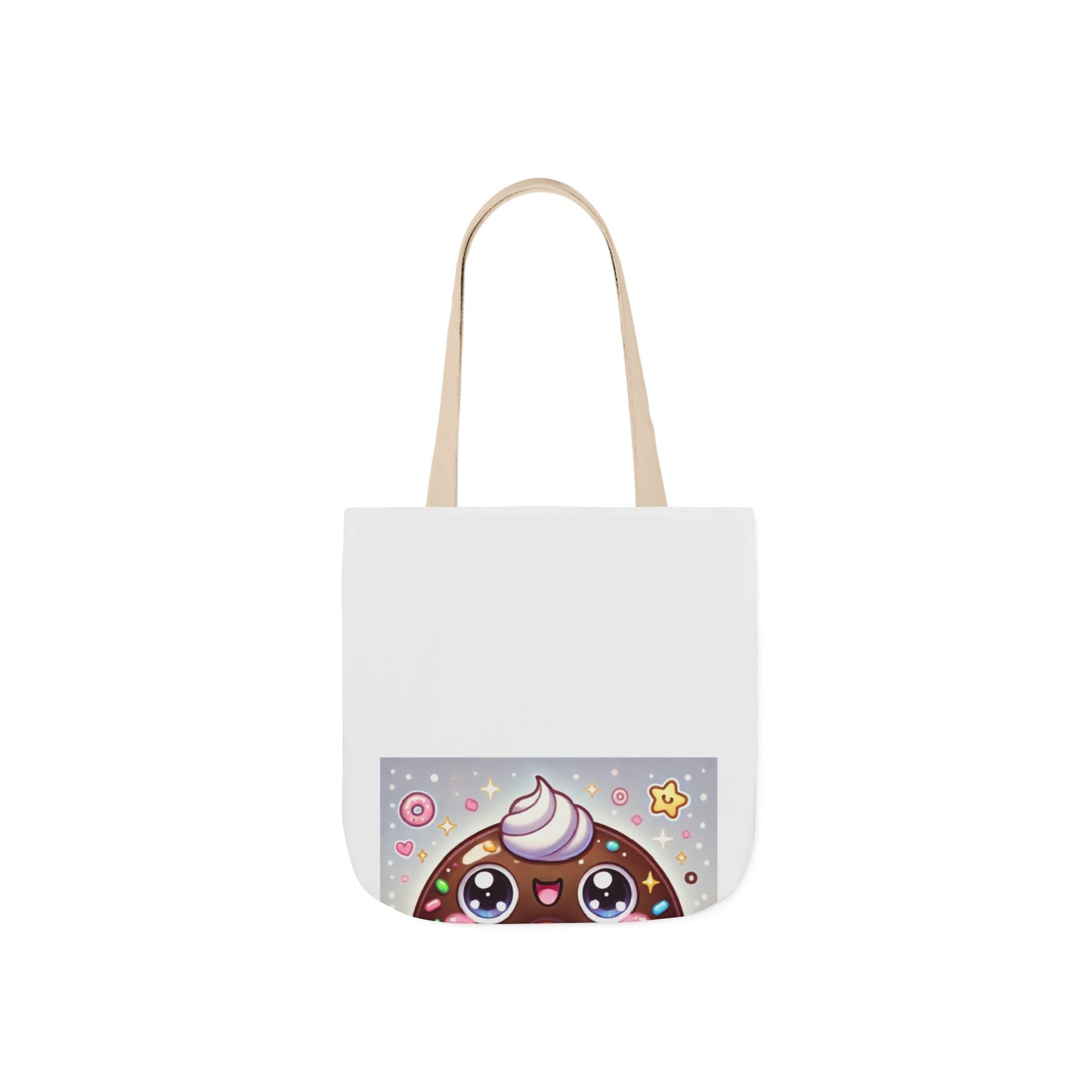 Kawaii Chocolate Donut Cute Dessert Art Tote Bag