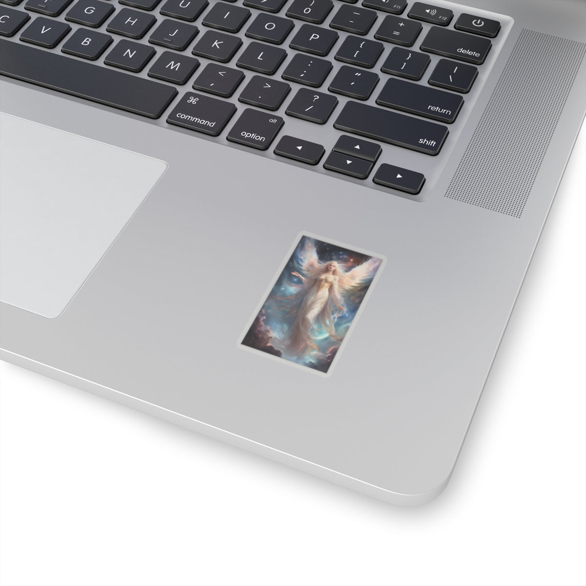 Celestial Winged Heroine Fantasy Portrait Sticker