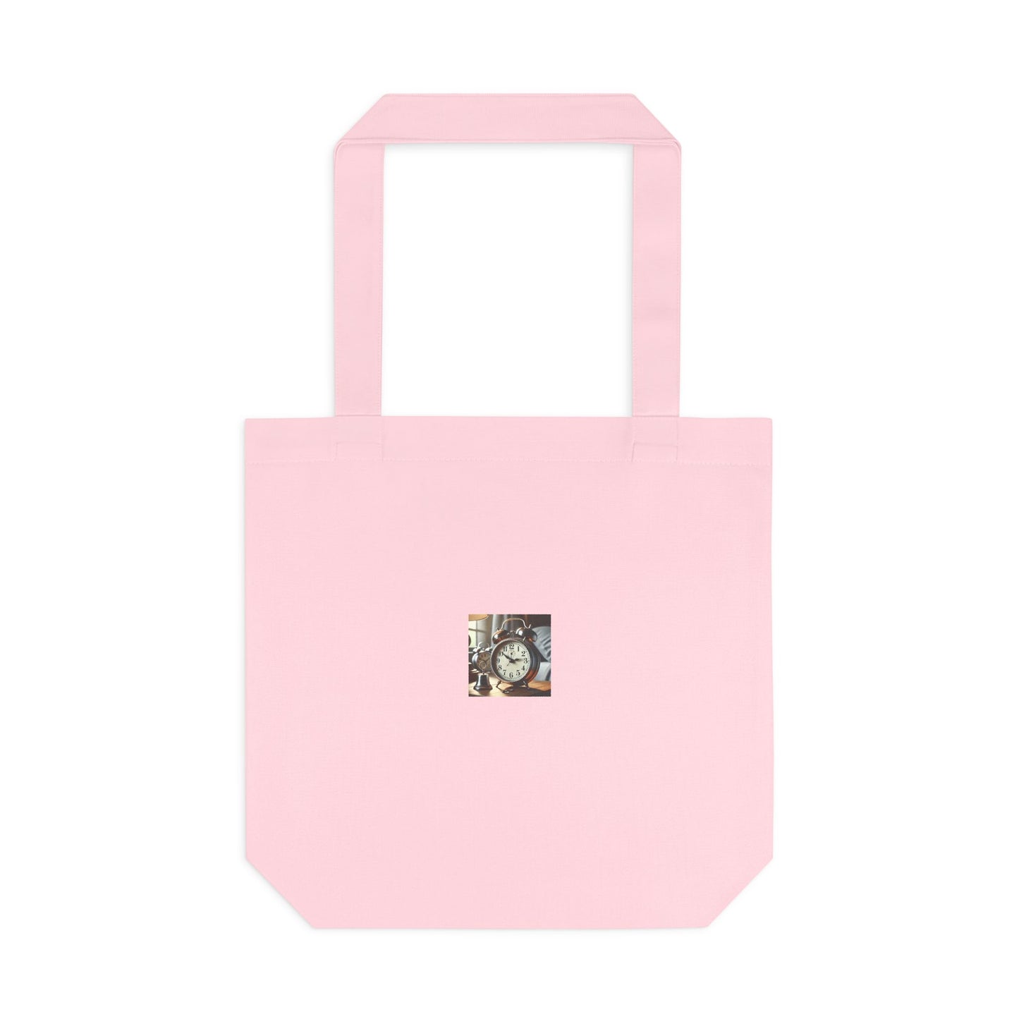 Vintage Alarm Clock Morning Routine Timekeeper Tote Bag