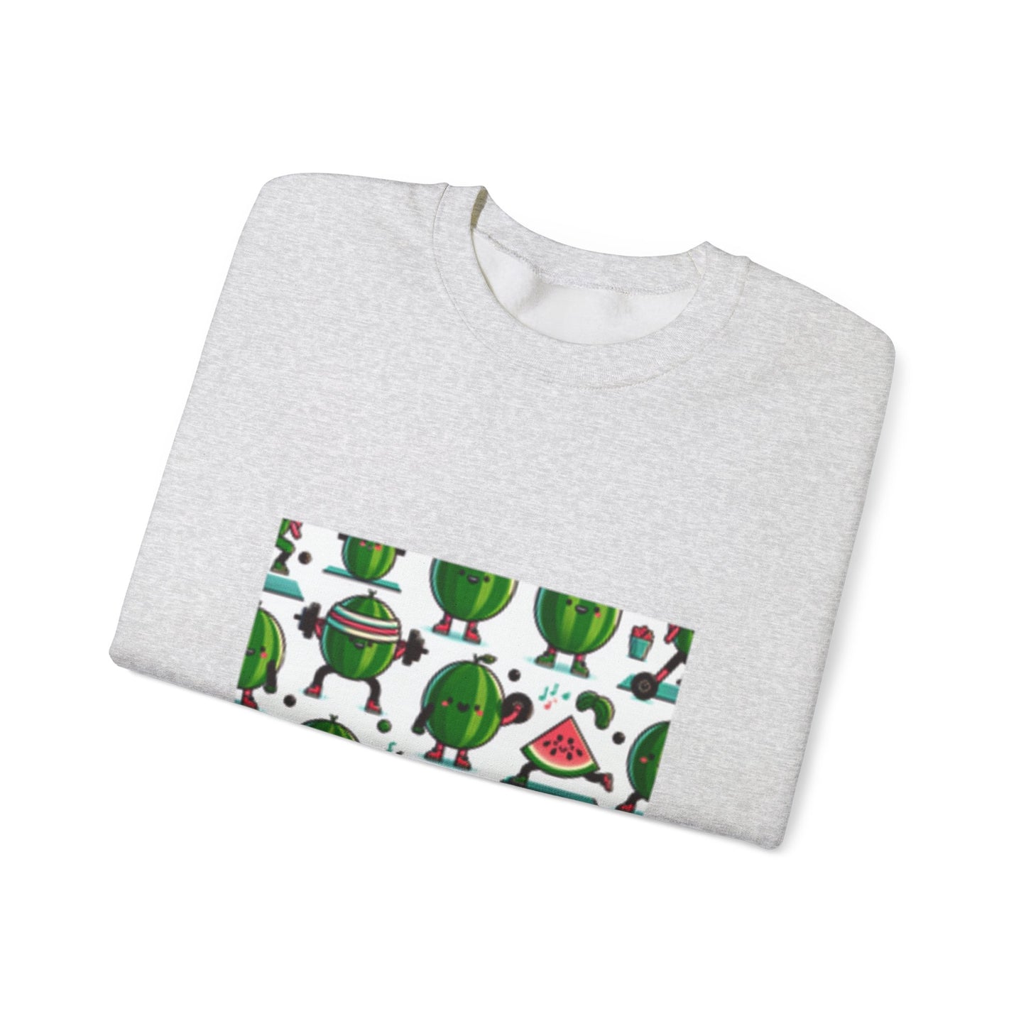 Watermelon Workout Club Cute Food Fitness Sweatshirt