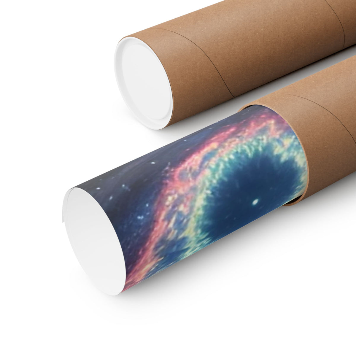 Cosmic Black Cat Galaxy Celestial Wall Art Poster