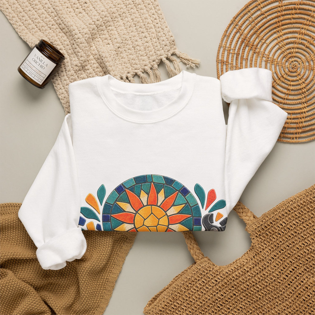 Sunburst Mosaic Making Workshop Sweatshirt