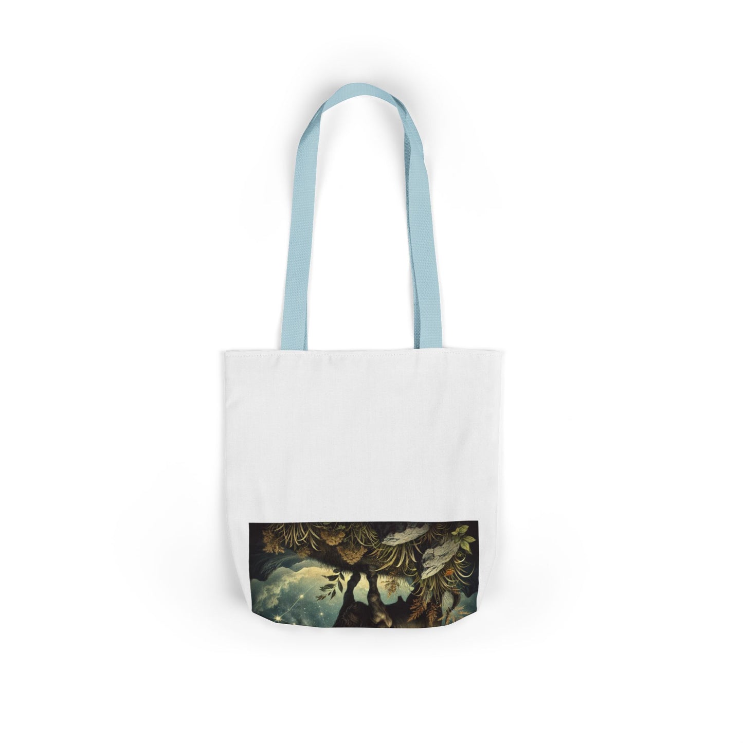Taurus Bull Constellation Celestial Canvas Tote Bag