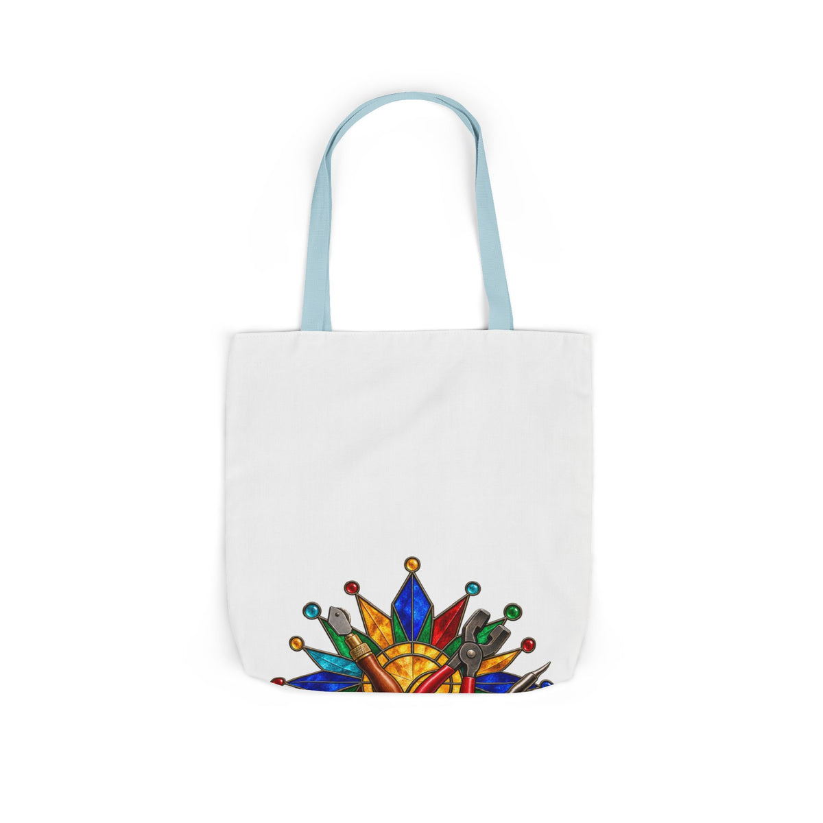 Stained Glass Workshop Tools Tote Bag