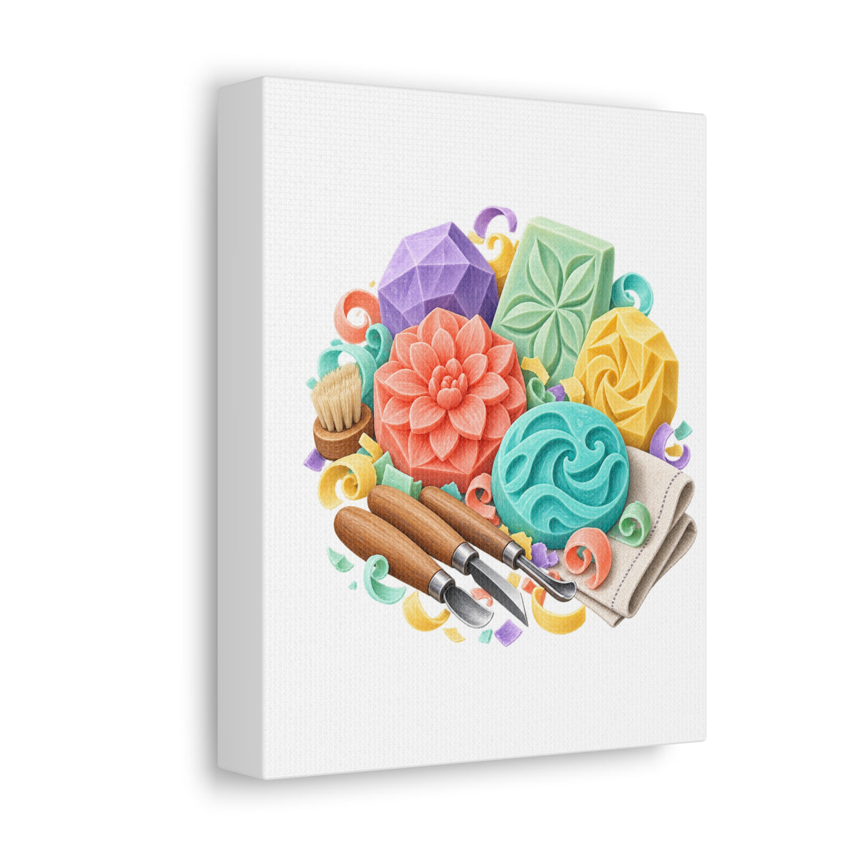 Colorful Soap Carving Workshop Canvas
