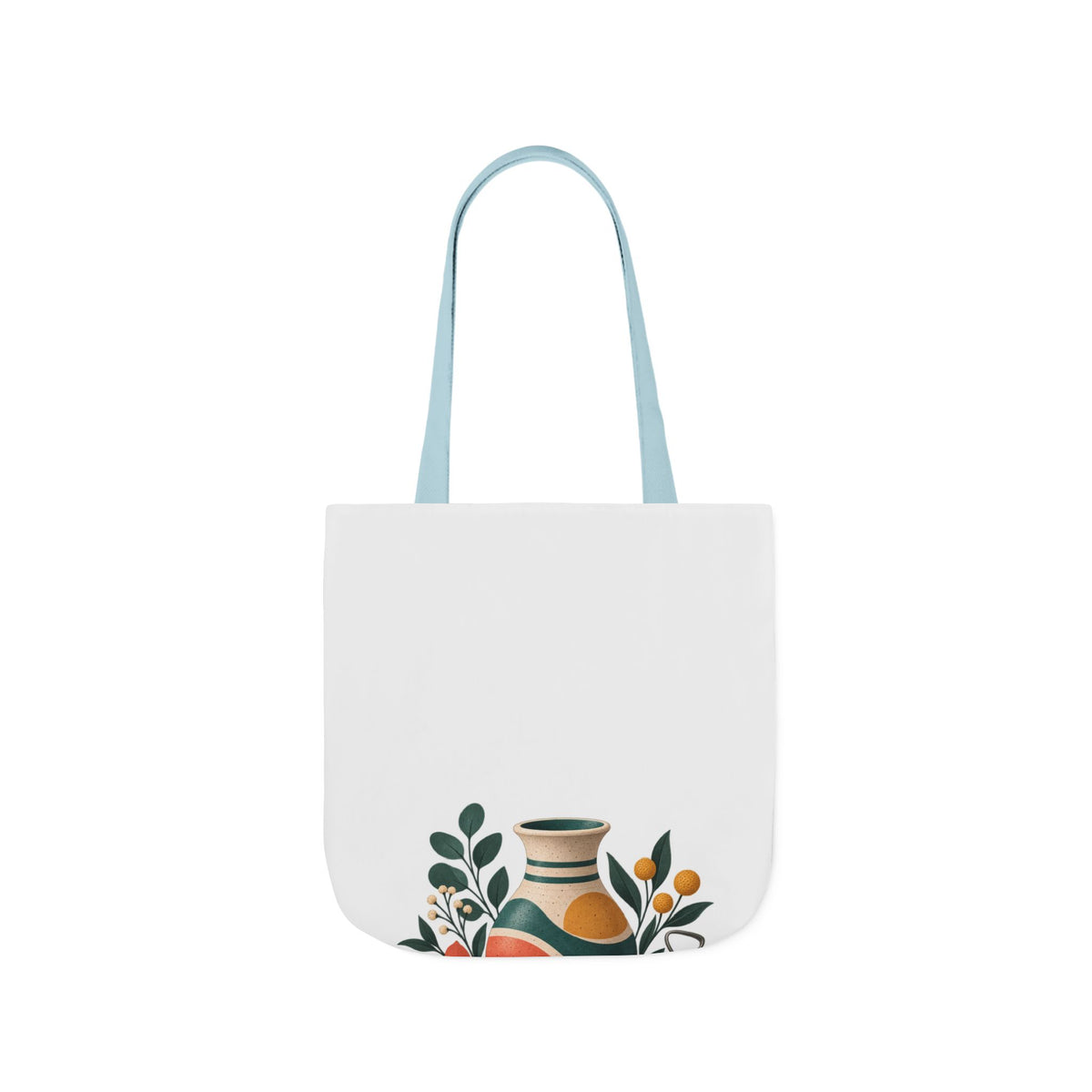 Midcentury Pottery Botanical Art Tote Bag