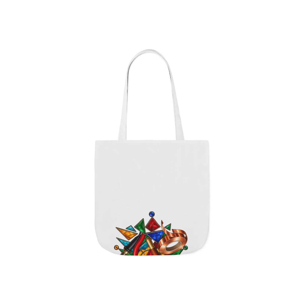 Stained Glass Workshop Tools Tote Bag