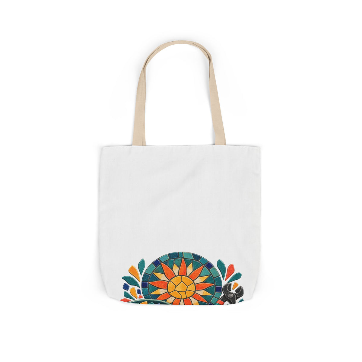 Sunburst Mosaic Making Workshop Tote Bag