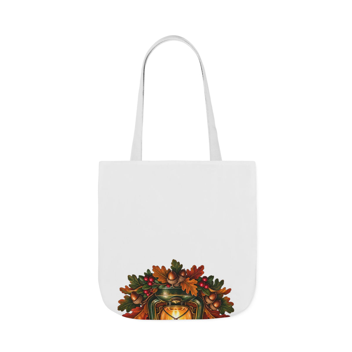Autumn Oak Lantern and Acorns Tote Bag