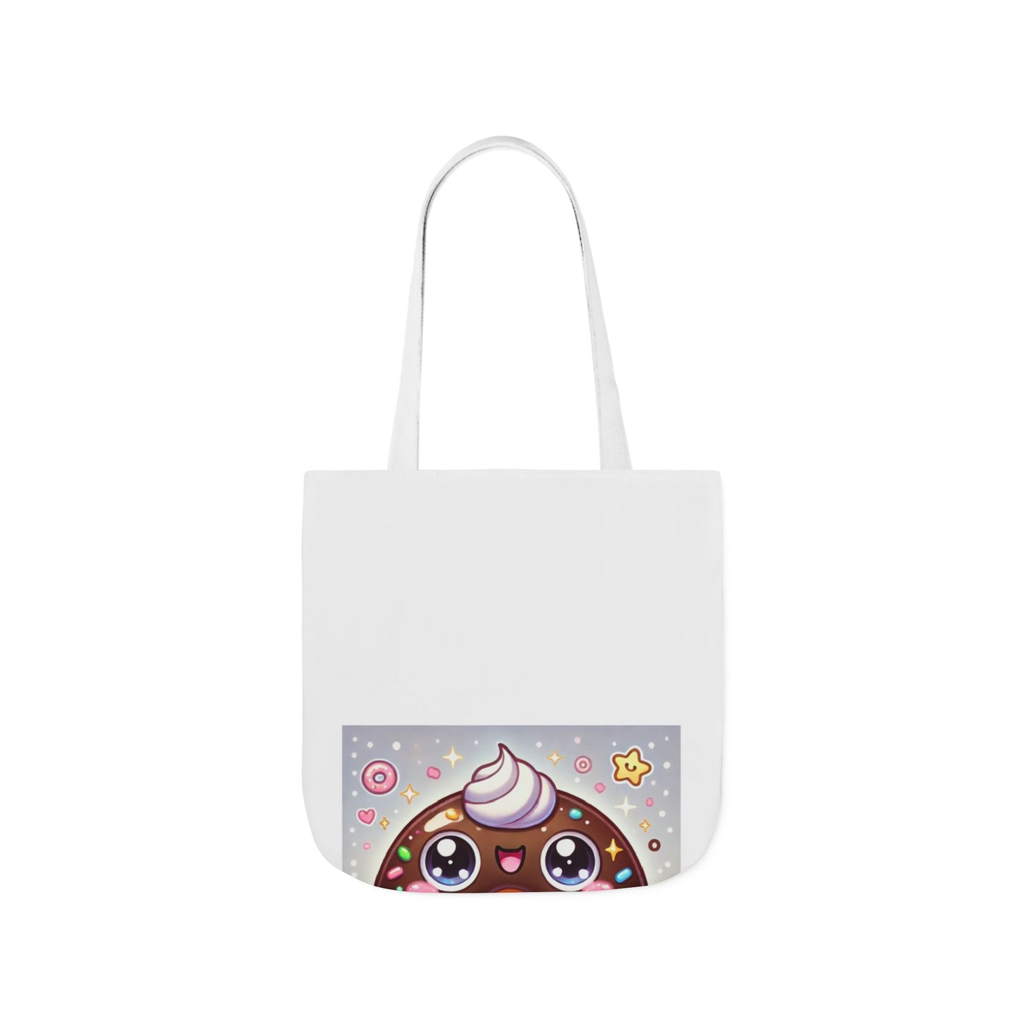 Kawaii Chocolate Donut Cute Dessert Art Tote Bag