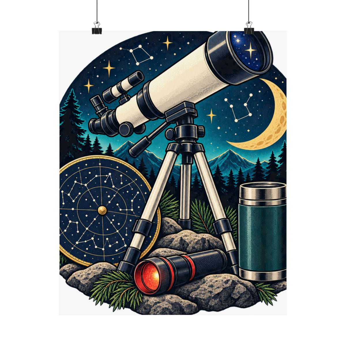 Backyard Stargazing Workshop Poster