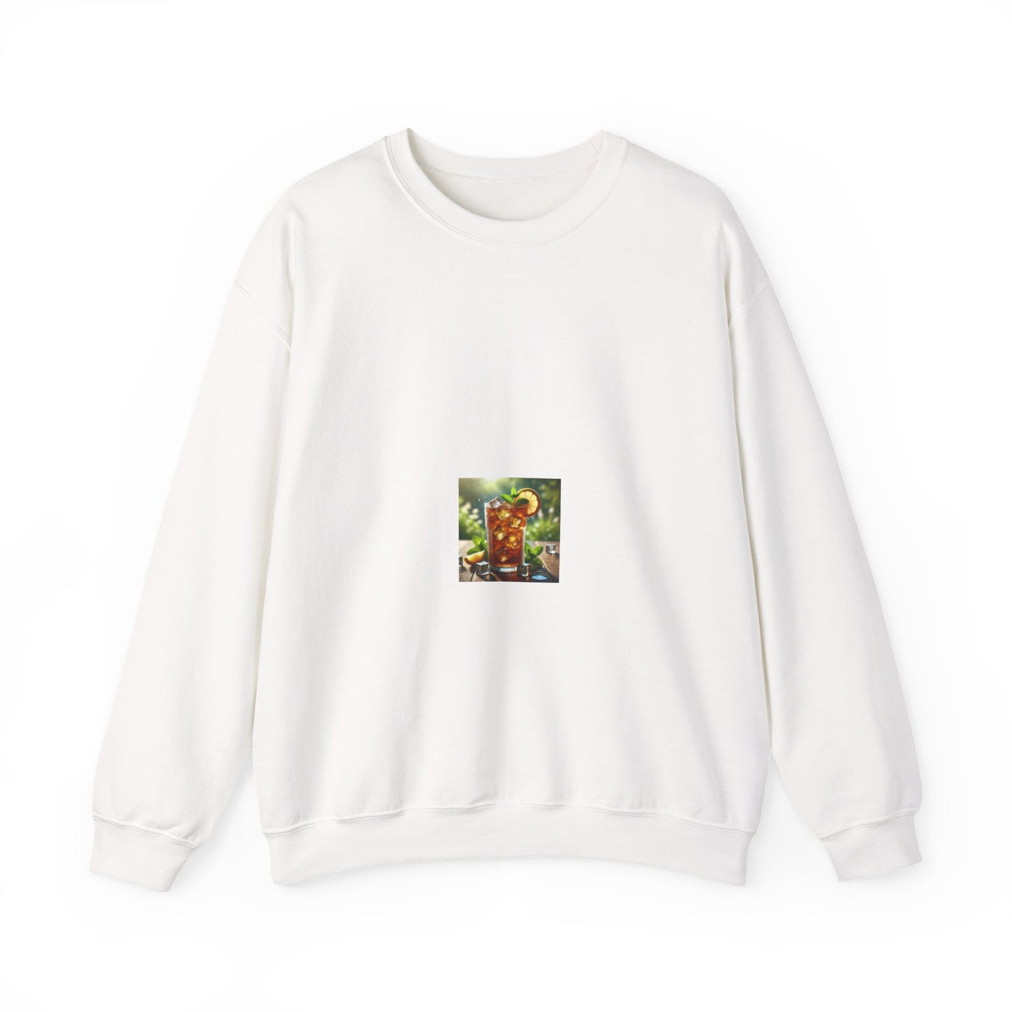 Sunlit Iced Tea Lemon Mint Soft Summer Drink Sweatshirt