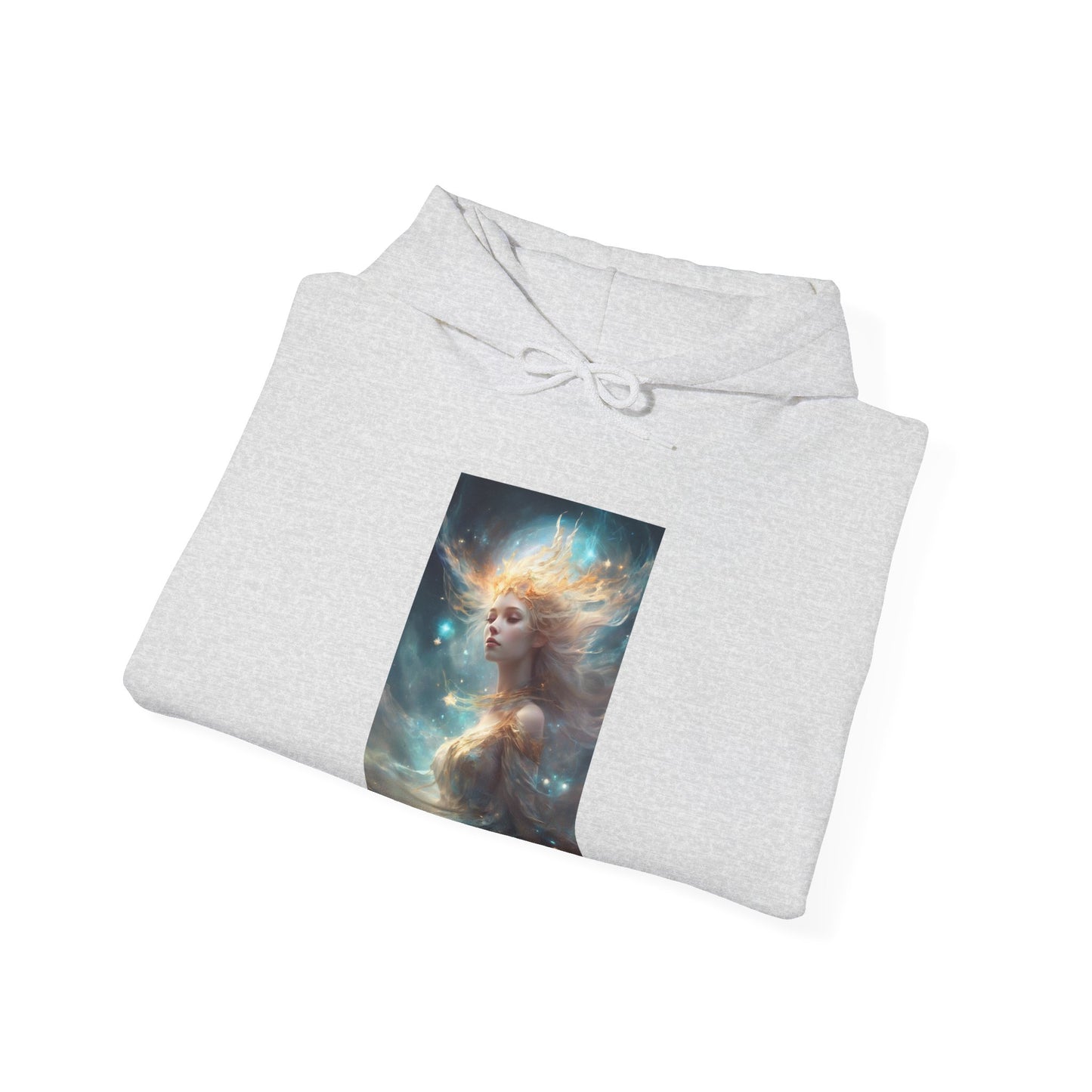 Solar Celestial Spirit Fantasy Portrait Hoodie