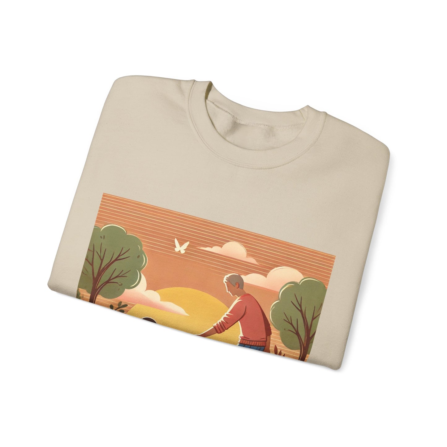 Helping Hands Sunset Garden Sweatshirt
