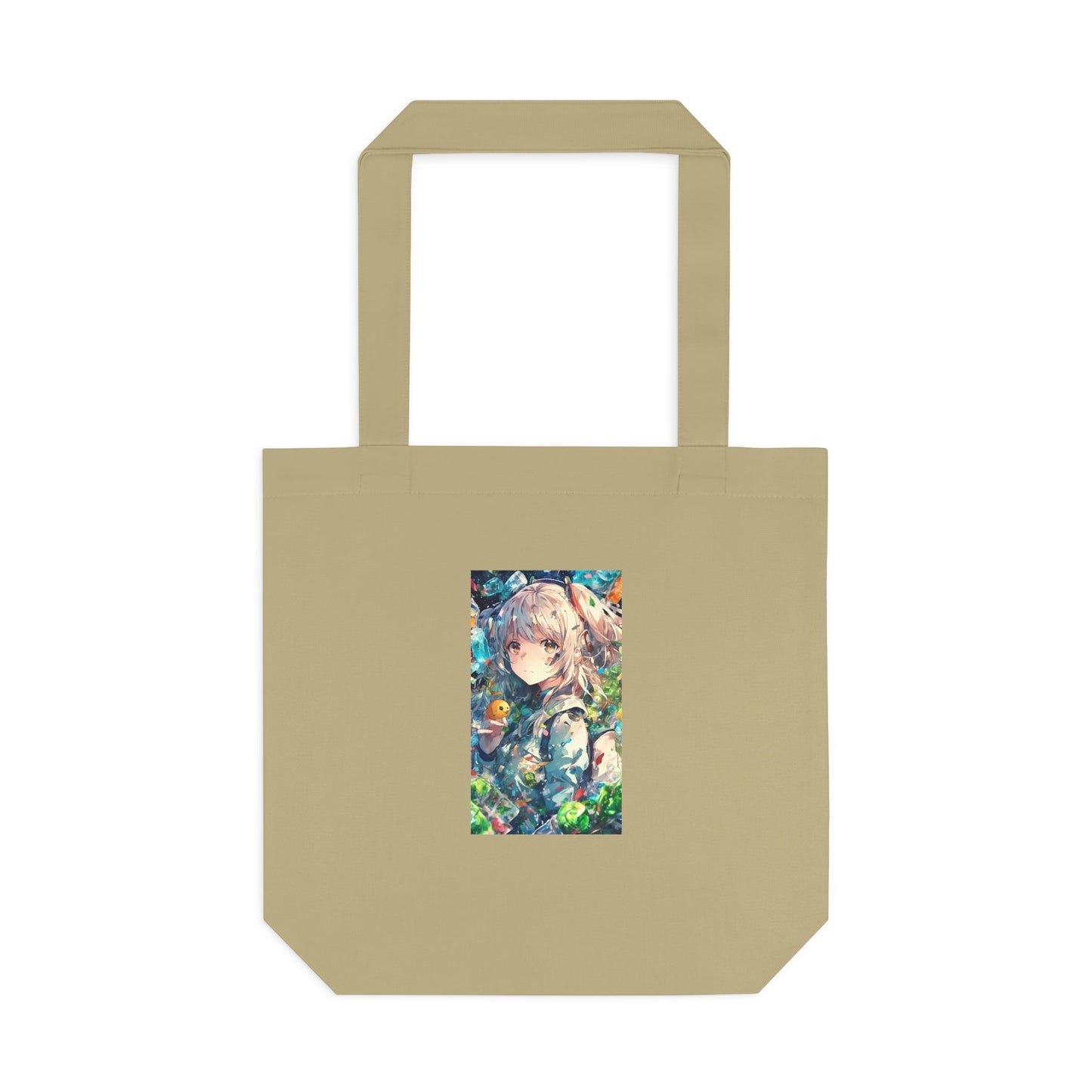 Crystal Bottle Anime Portrait Eco Style Tote Bag