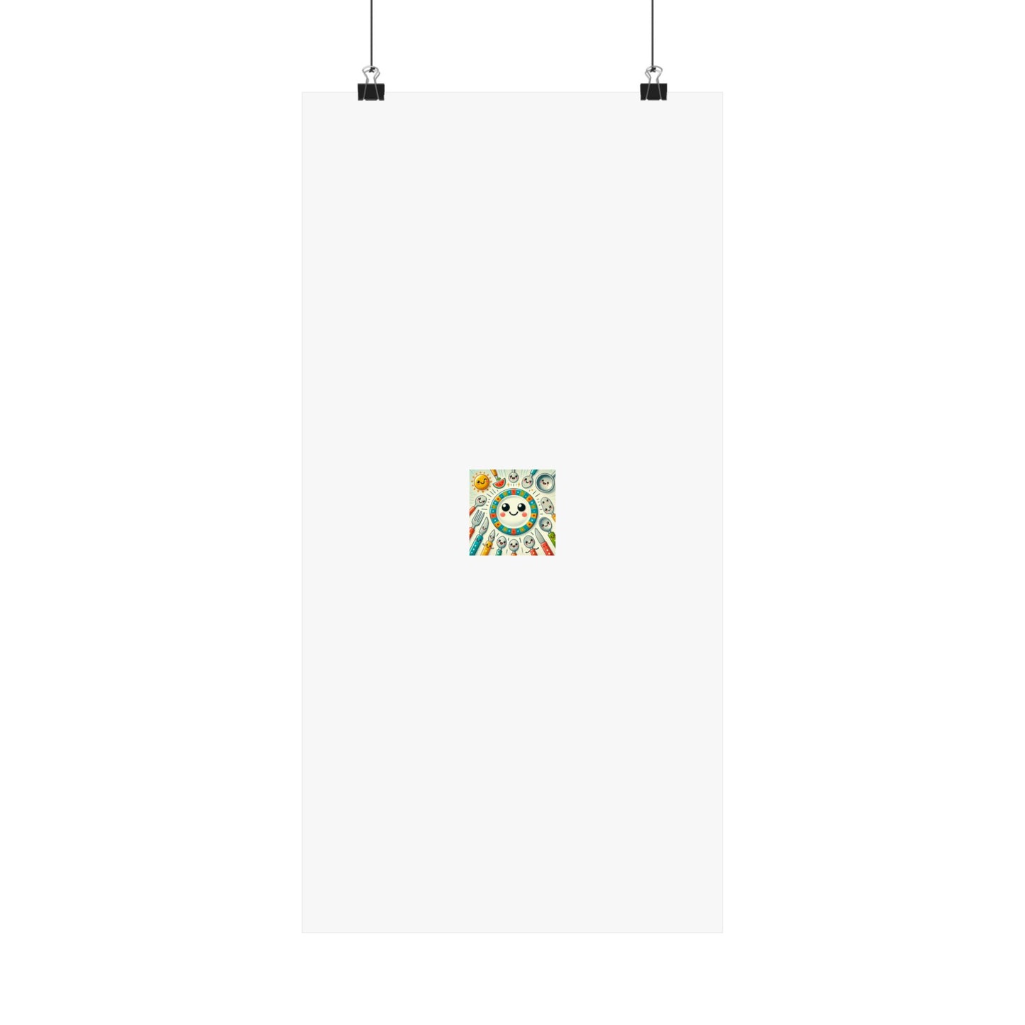 Happy Little Kitchen Club Kawaii Food Poster Kitchen Wall Art Decor