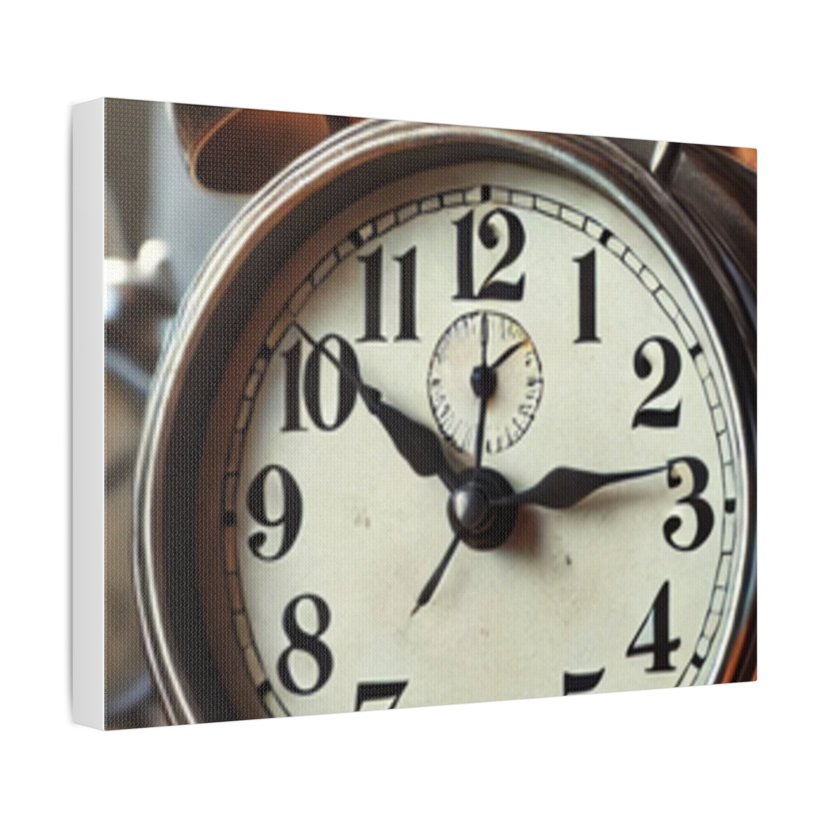 Vintage Alarm Clock Morning Routine Classic Clock Canvas Art