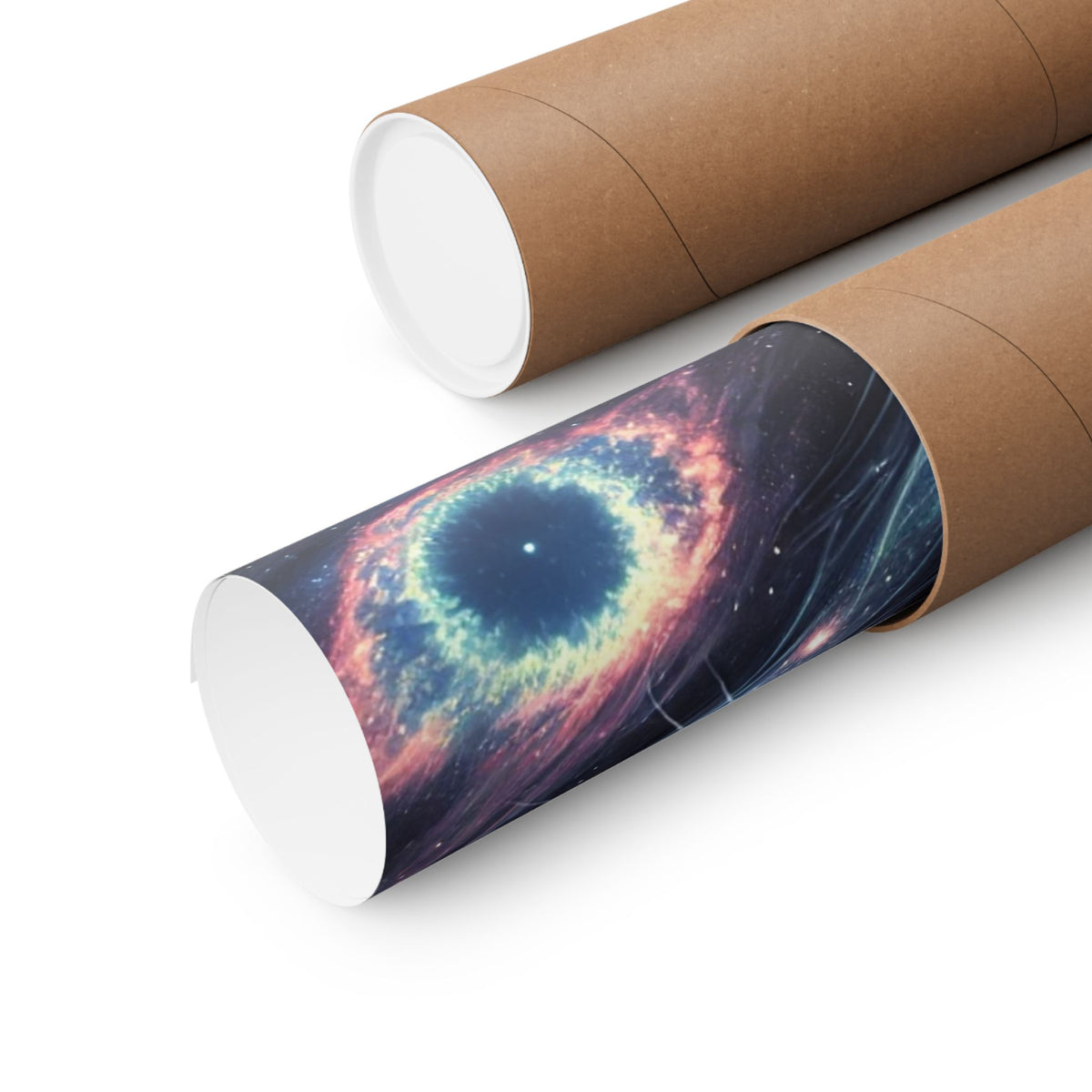 Cosmic Black Cat Galaxy Celestial Wall Art Poster