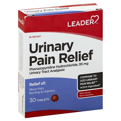 Leader™ Urinary Pain Relief – Fast Acting Relief (95 mg Tablets)