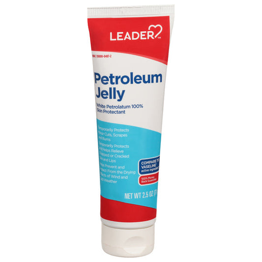 Leader, Petroleum Jelly, Skin Protectant, 2.5 Oz