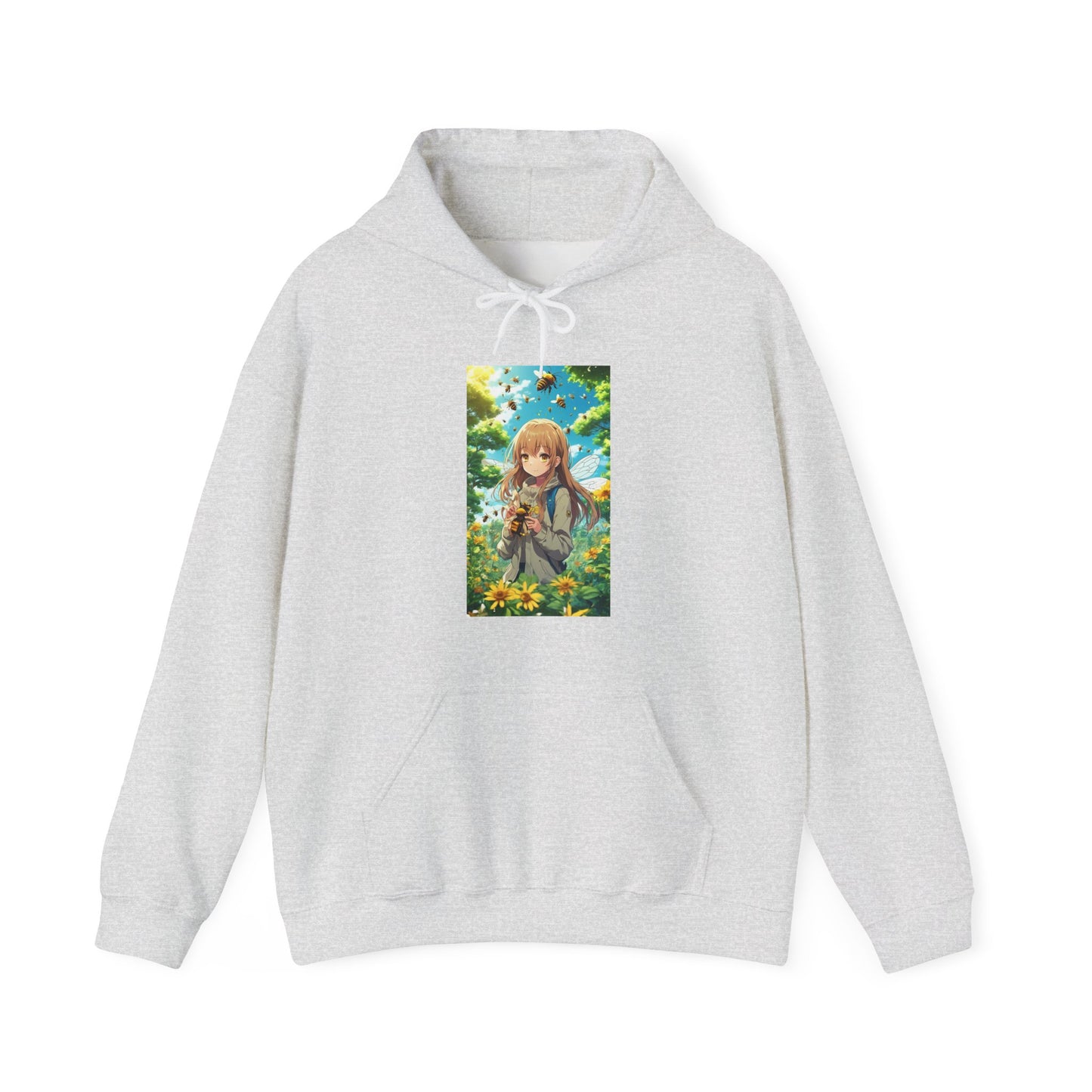 Bee Fairy Garden Anime Nature Art Hoodie