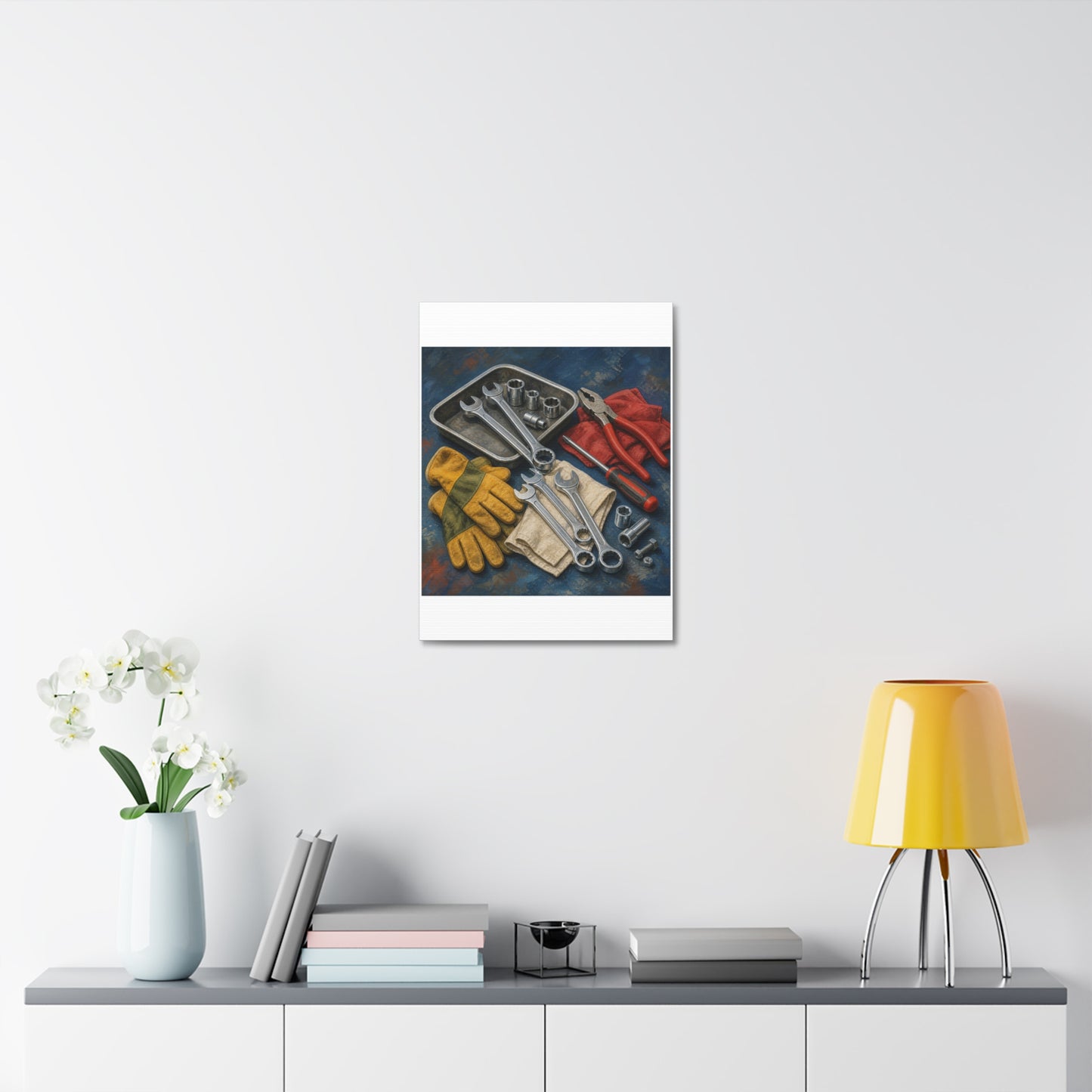 Classic Mechanic Hand Tools Art Canvas Art