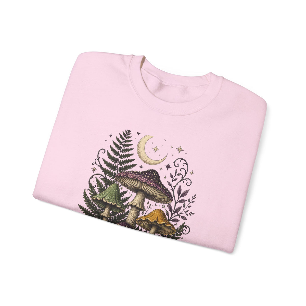 Midnight Mushroom Field Notes Botanical Mushroom Sweatshirt