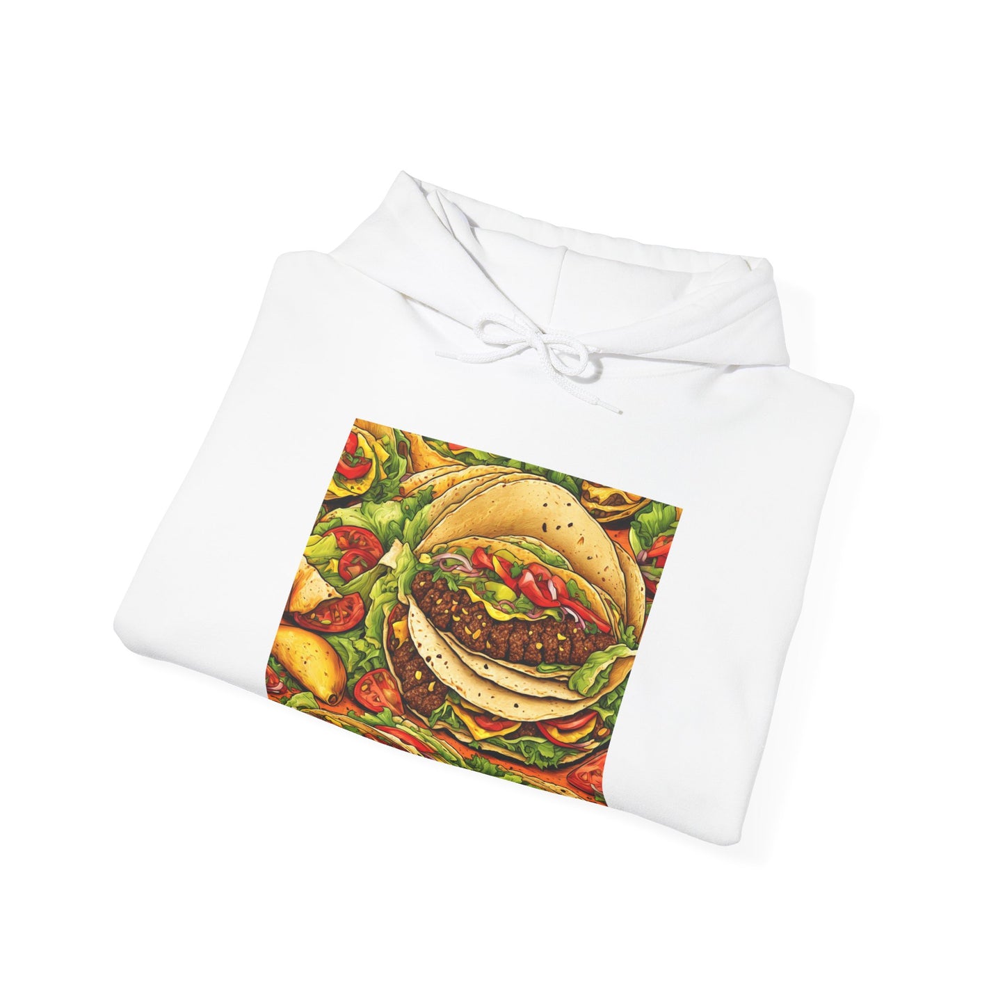 Stacked Taco Fiesta Foodie Gift Art Hoodie