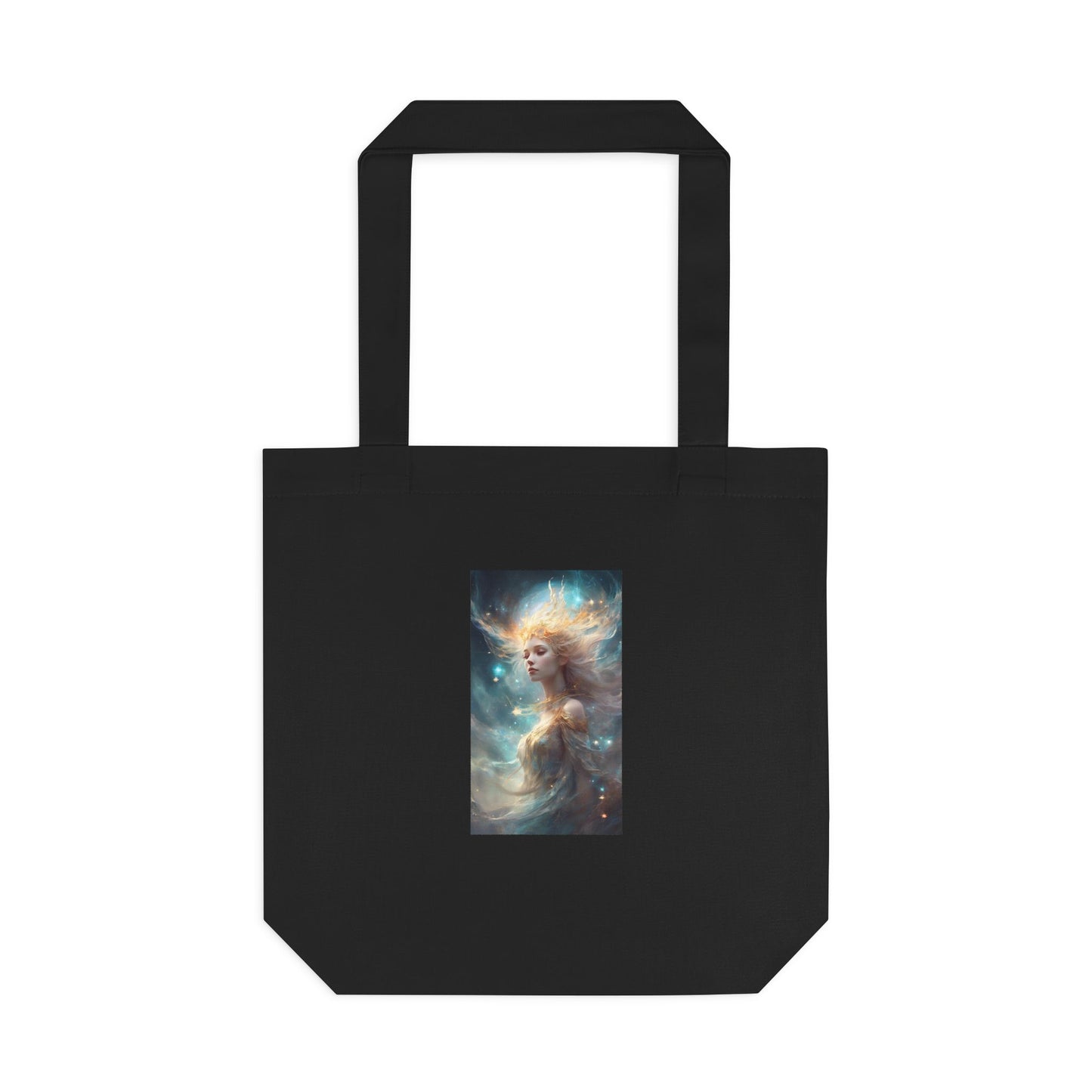 Solar Celestial Spirit Fantasy Portrait Tote Bag