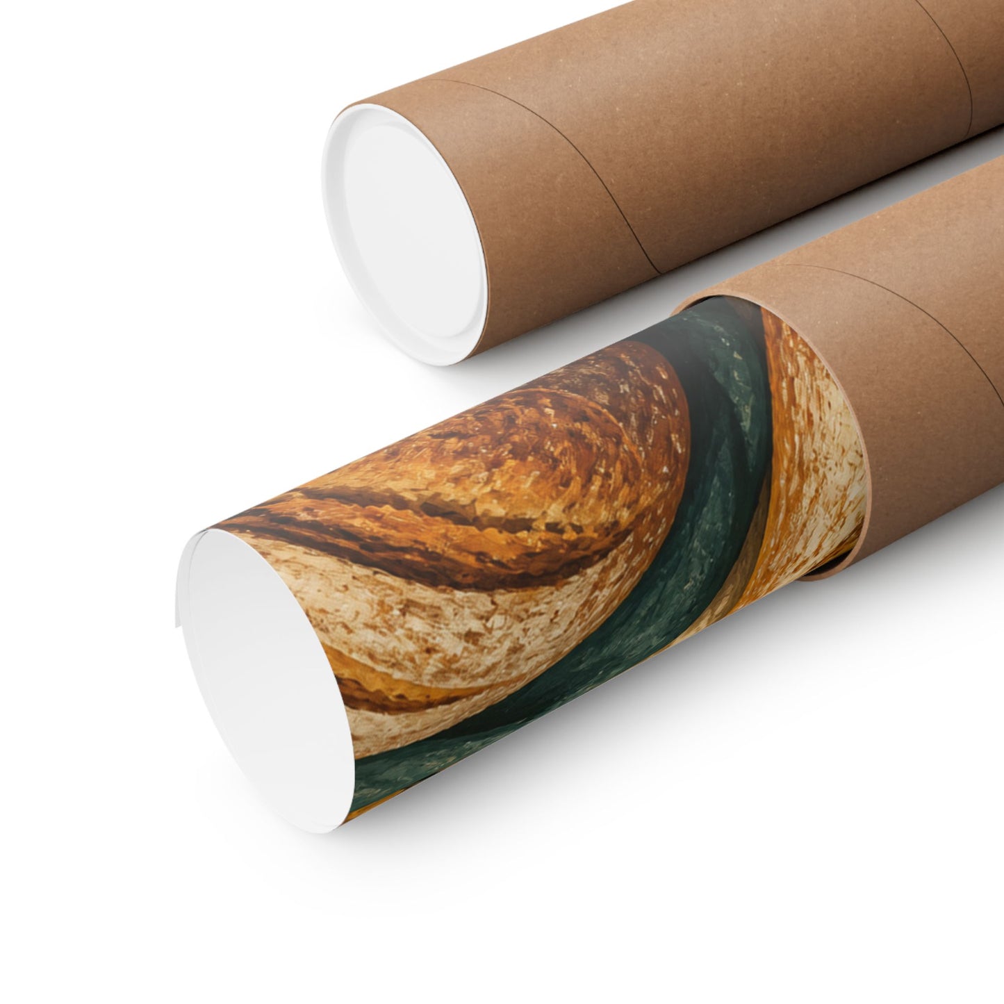 Artisan Bread Baking Still Life Poster