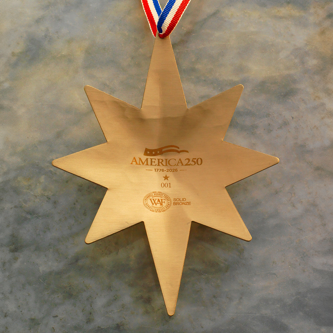 America250 Sea to Shining Sea Commemorative Ornament (Bronze and Crystals)