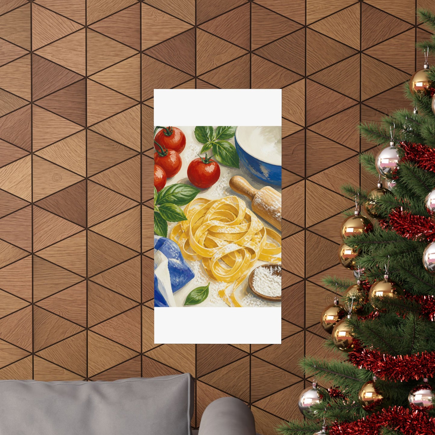 Fresh Pasta Making Kitchen Art Poster