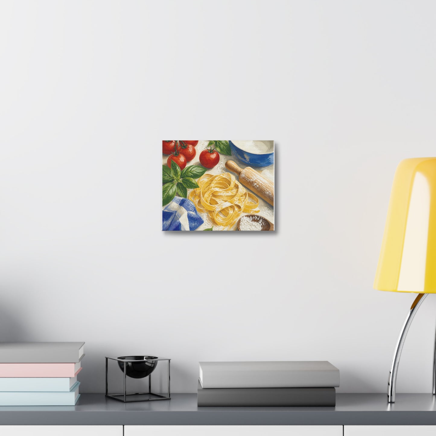 Fresh Pasta Making Kitchen Art Canvas Art