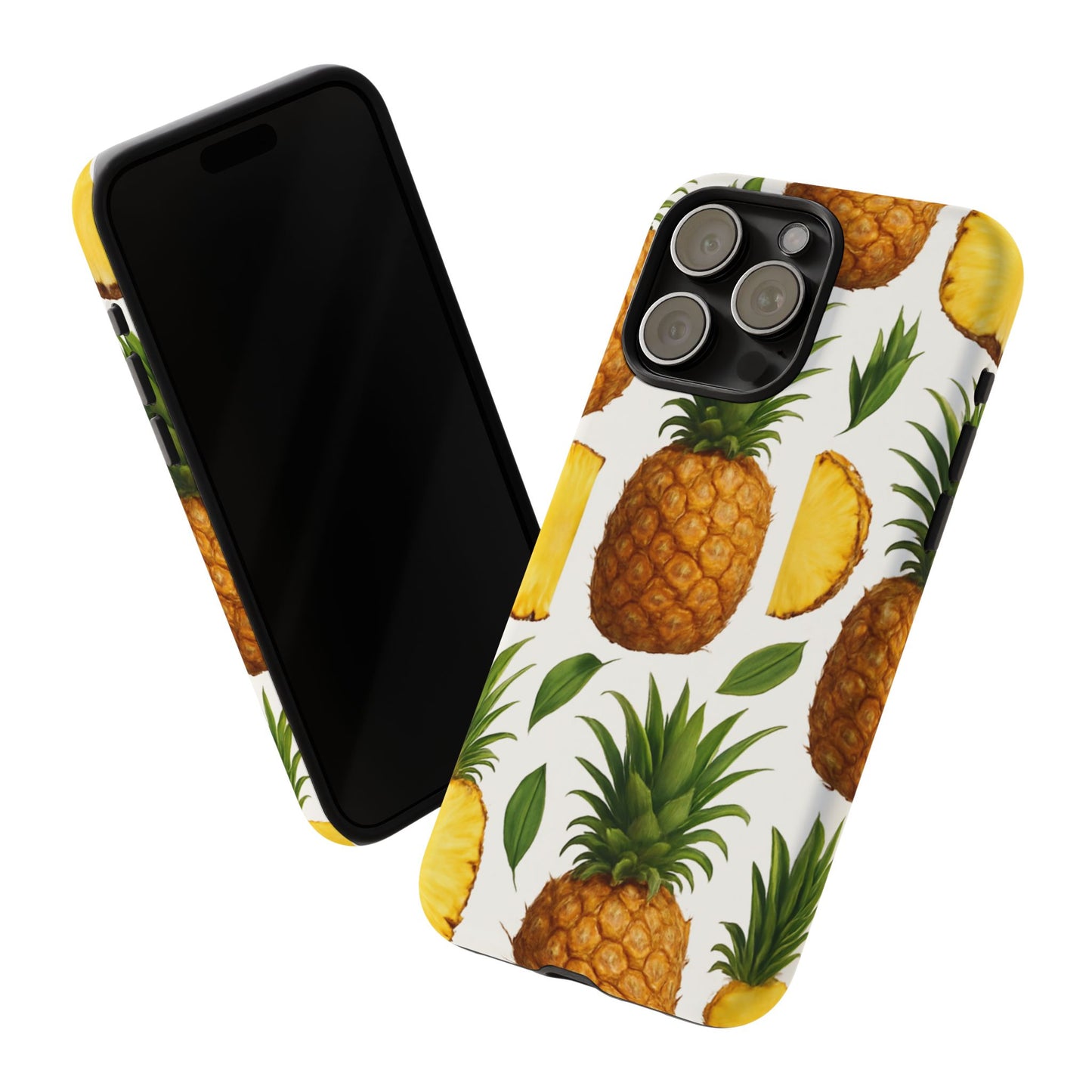 Pineapple Phone Case - Tough Cases, Tropical Phone Cover, Summer Vibe Accessories, Cute Pineapple Design, Fun Gift for Fruit Lovers