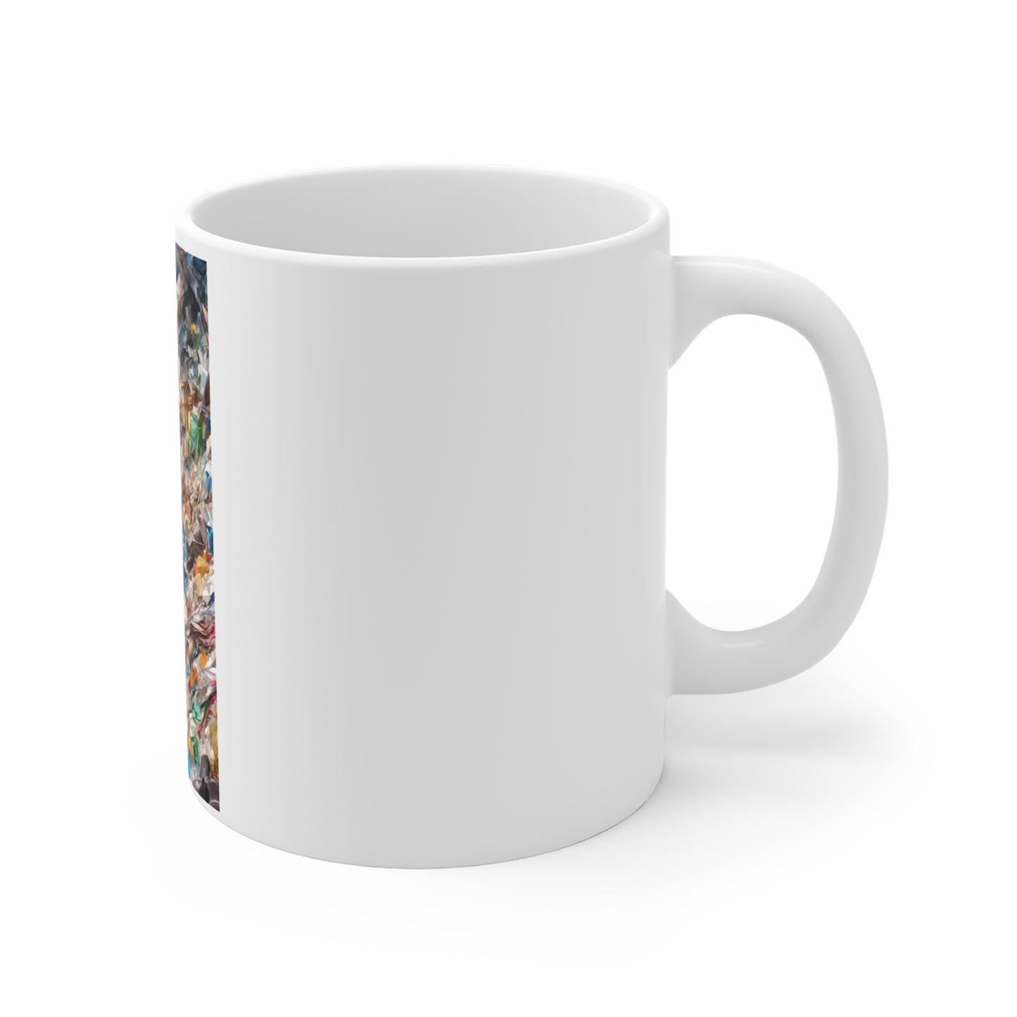 Recycling Day Anime Schoolgirl Eco Art Coffee Mug