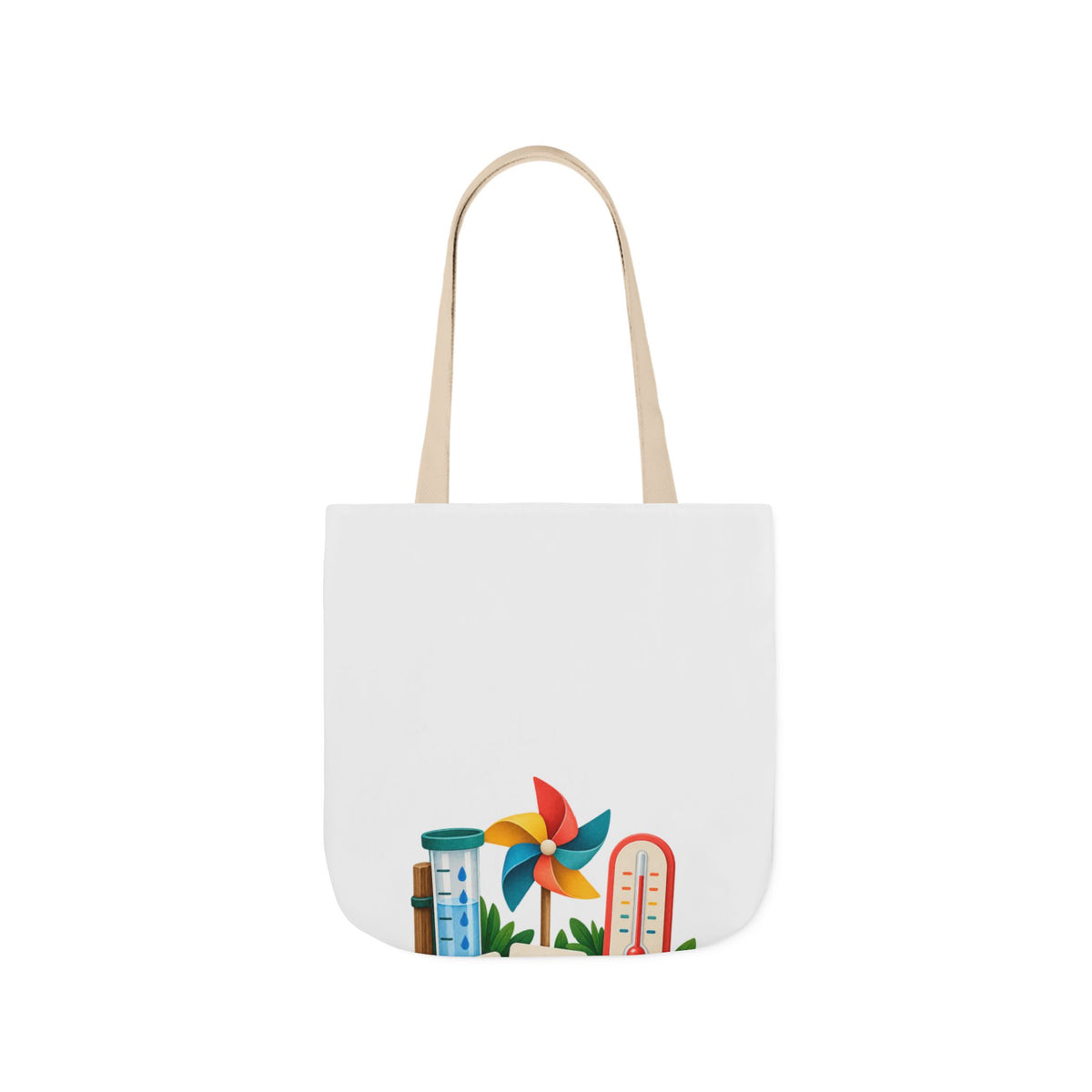 Colorful Backyard Weather Watching Kit Tote Bag