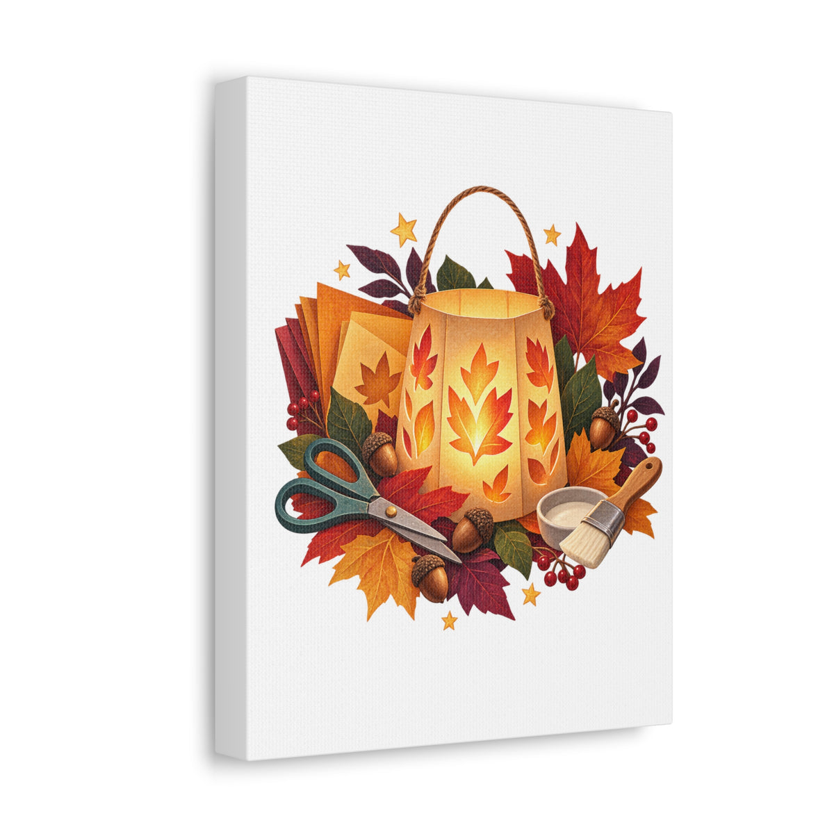Autumn Lantern Making Workshop Canvas