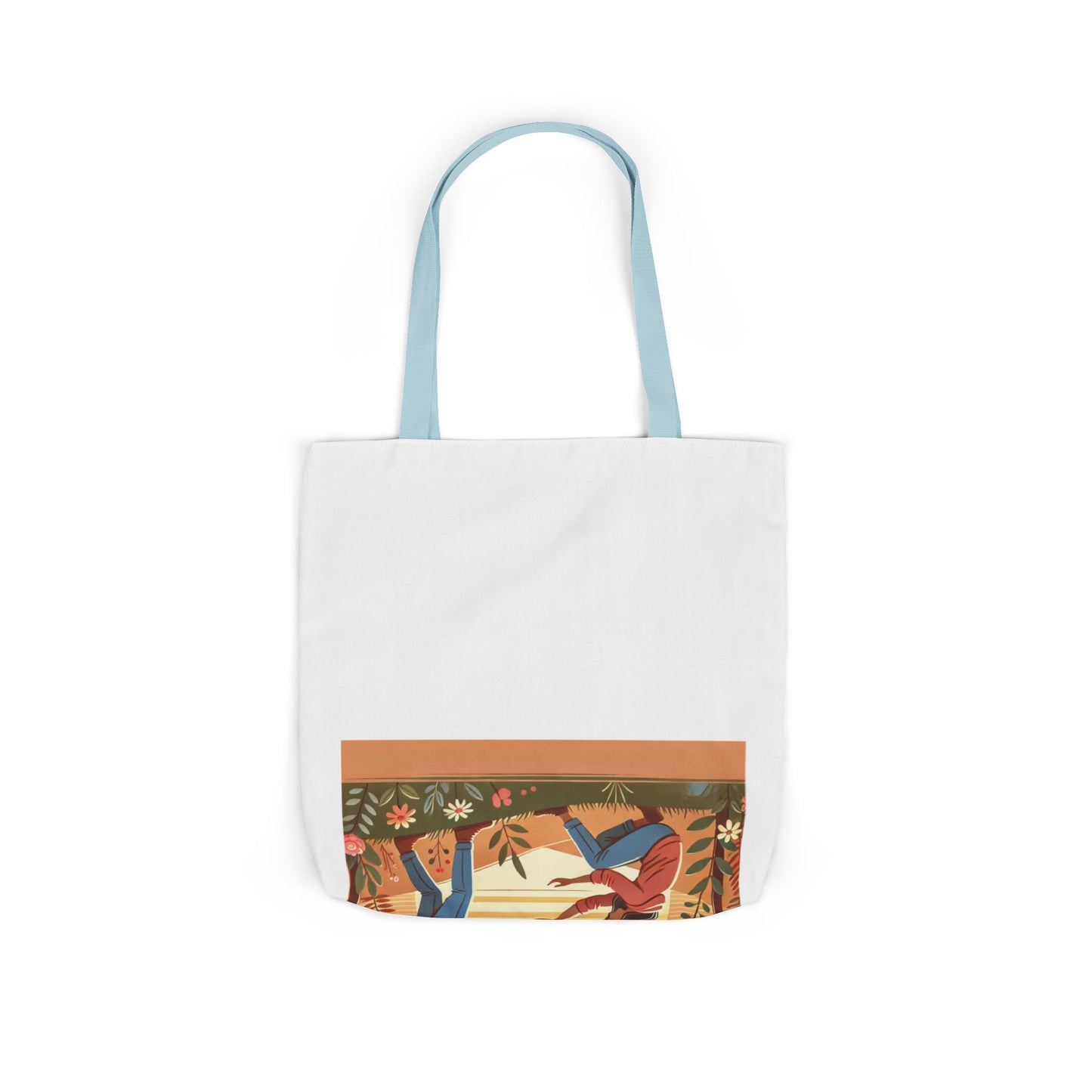 Helping Hands Sunset Garden Canvas Tote Bag